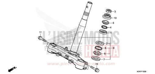 TIGE DE DIRECTION SH125ADN de 2022